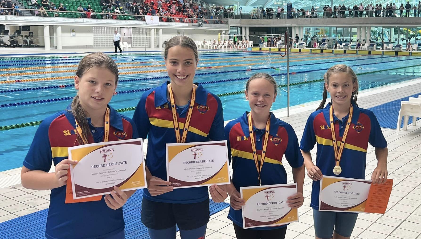 St Xavier’s swimmers’ championships success