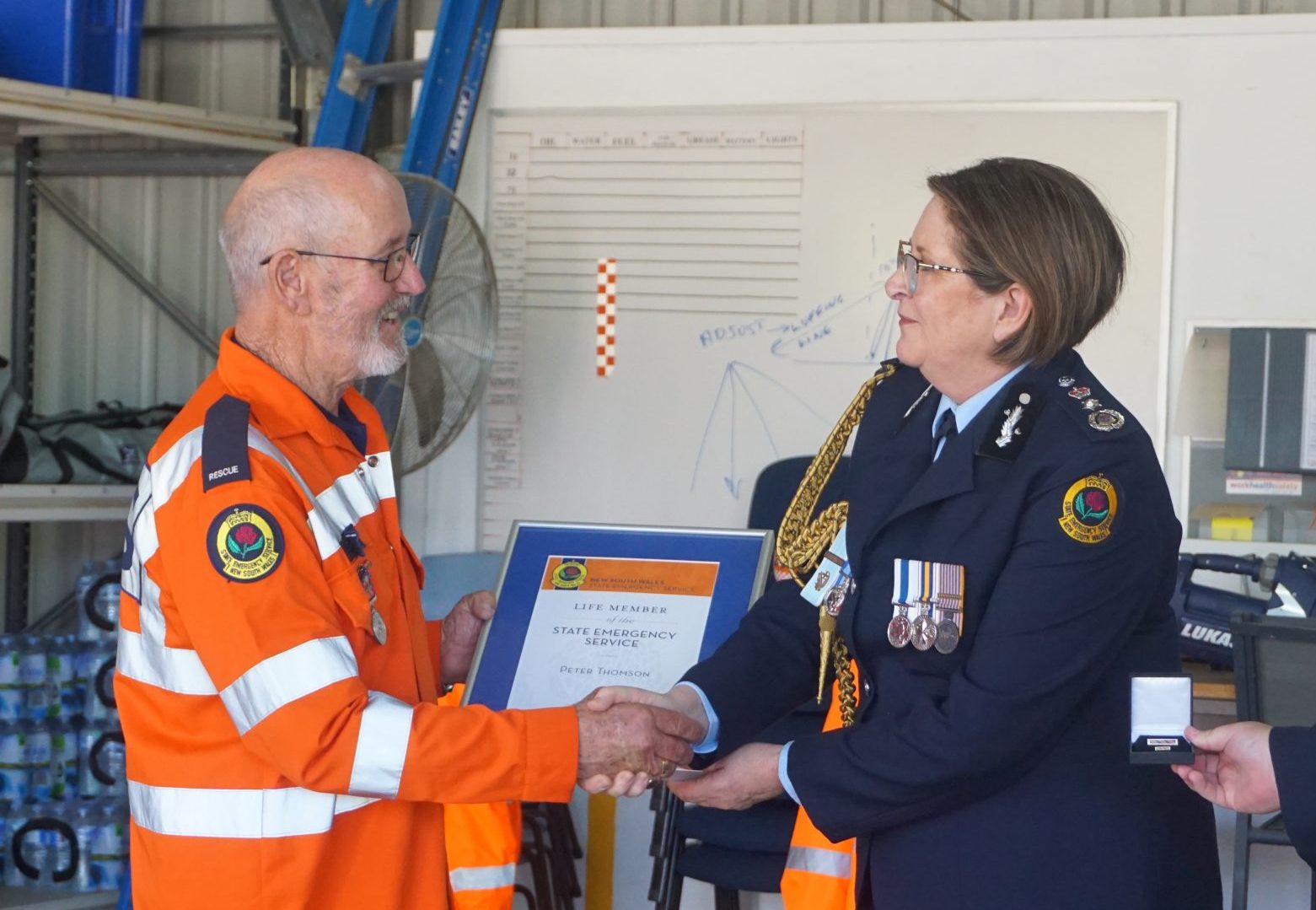 Pete Thomson acknowledged for life commitment to SES