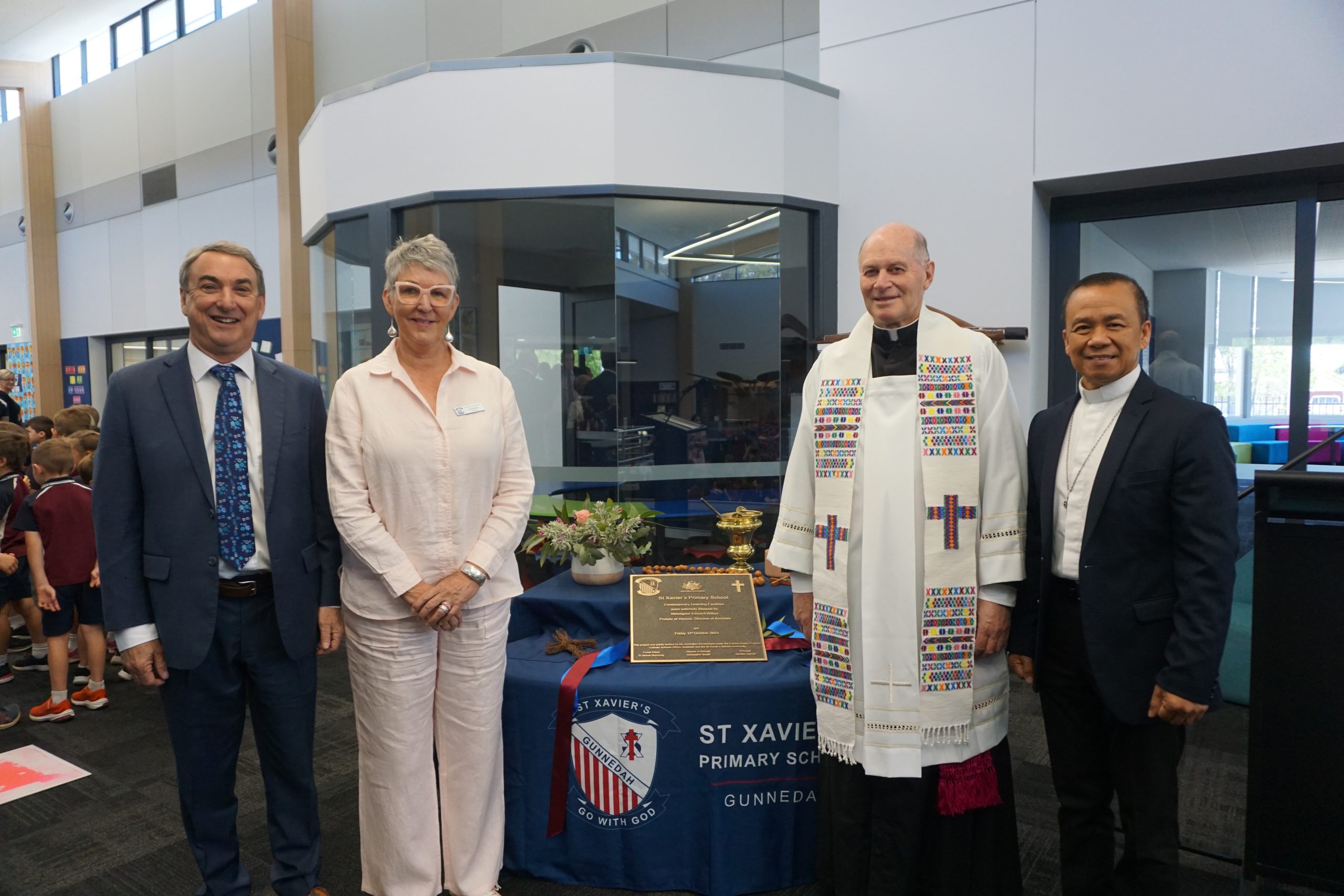 Opening of new learning facilities for St Xavier’s