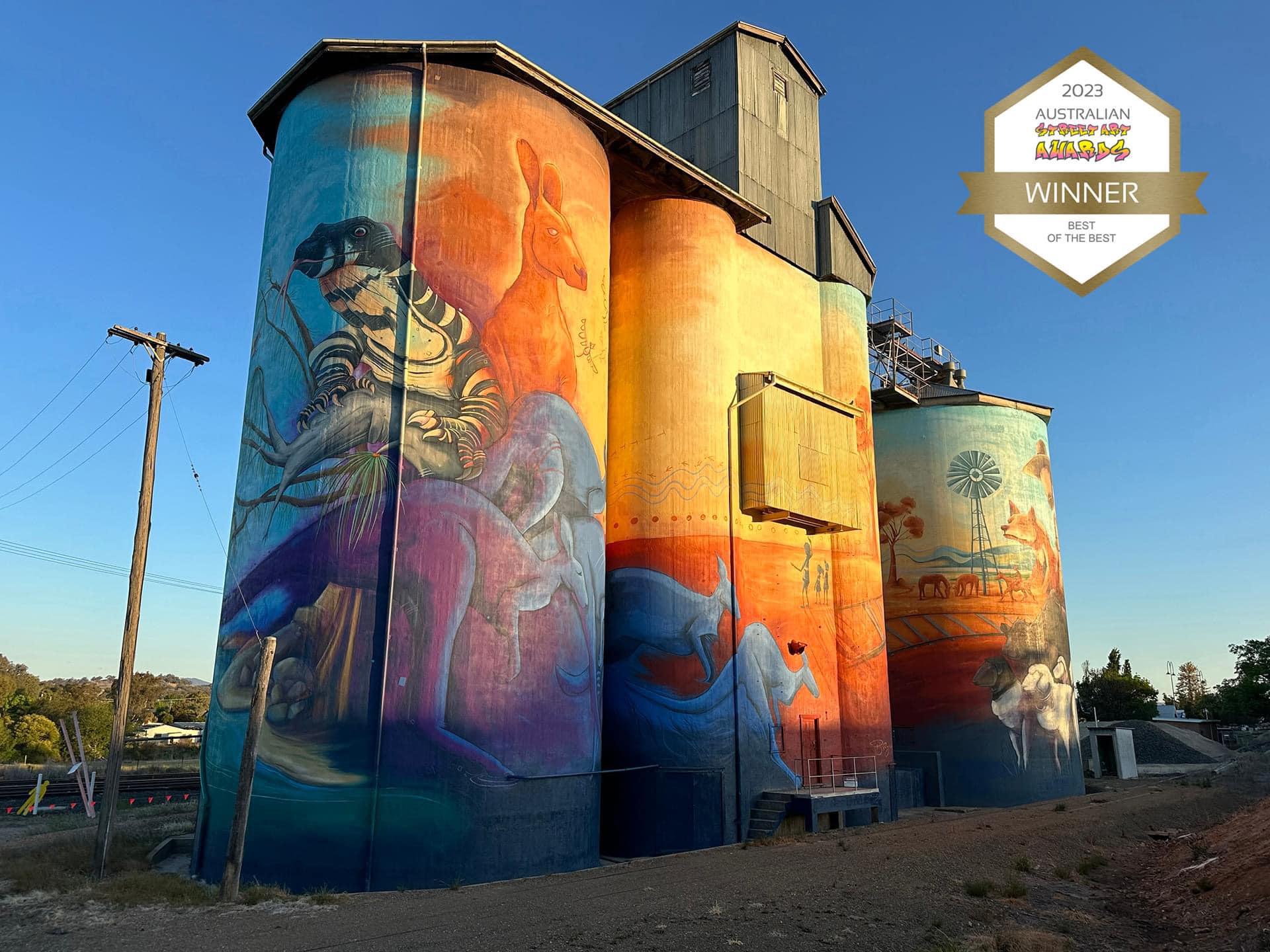 National award for Quirindi silo art - Gunnedah Times