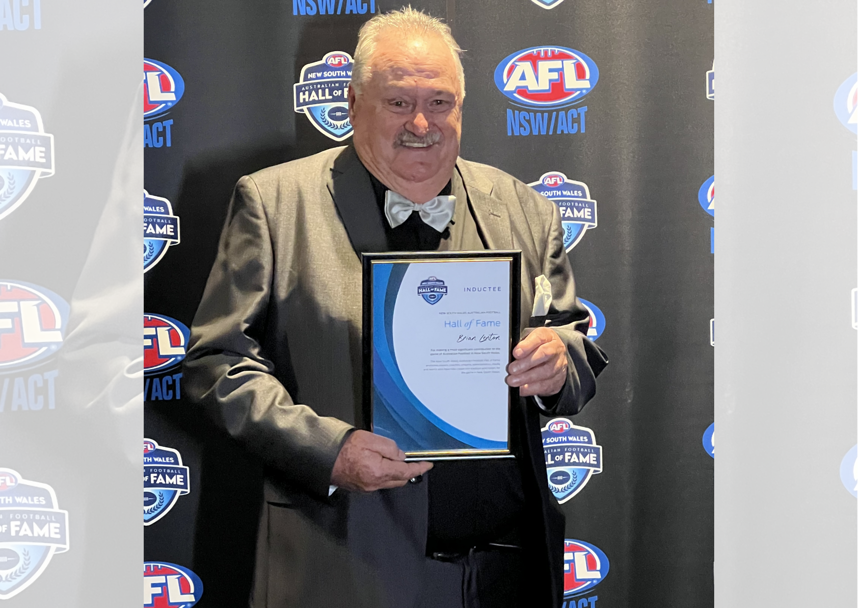 Brian Lenton inducted into Hall of Fame