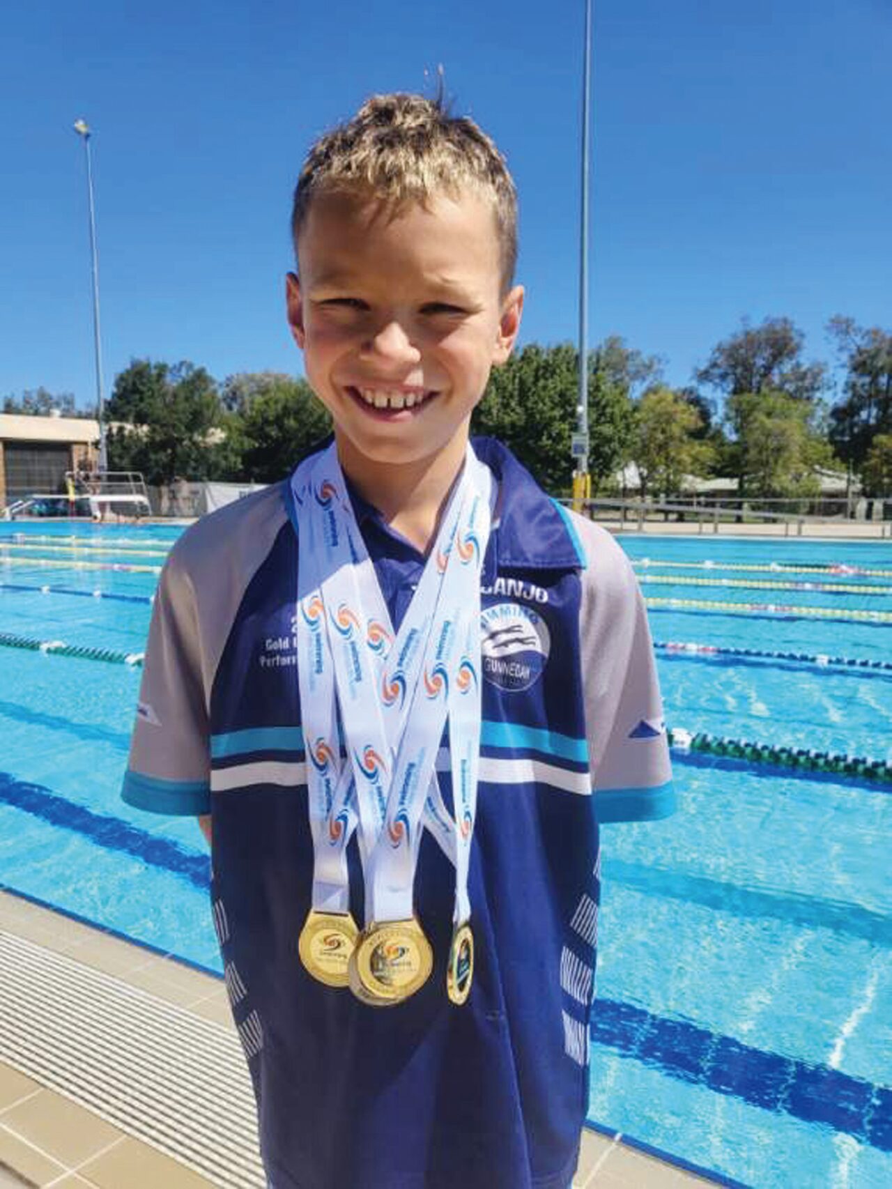 Winning treble for Gunnedah swimmer