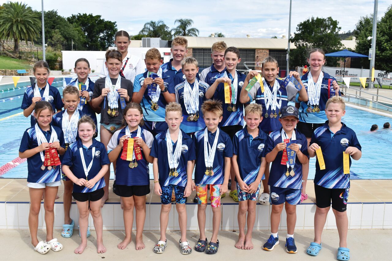 Gunnedah swimmers stand out at Armidale