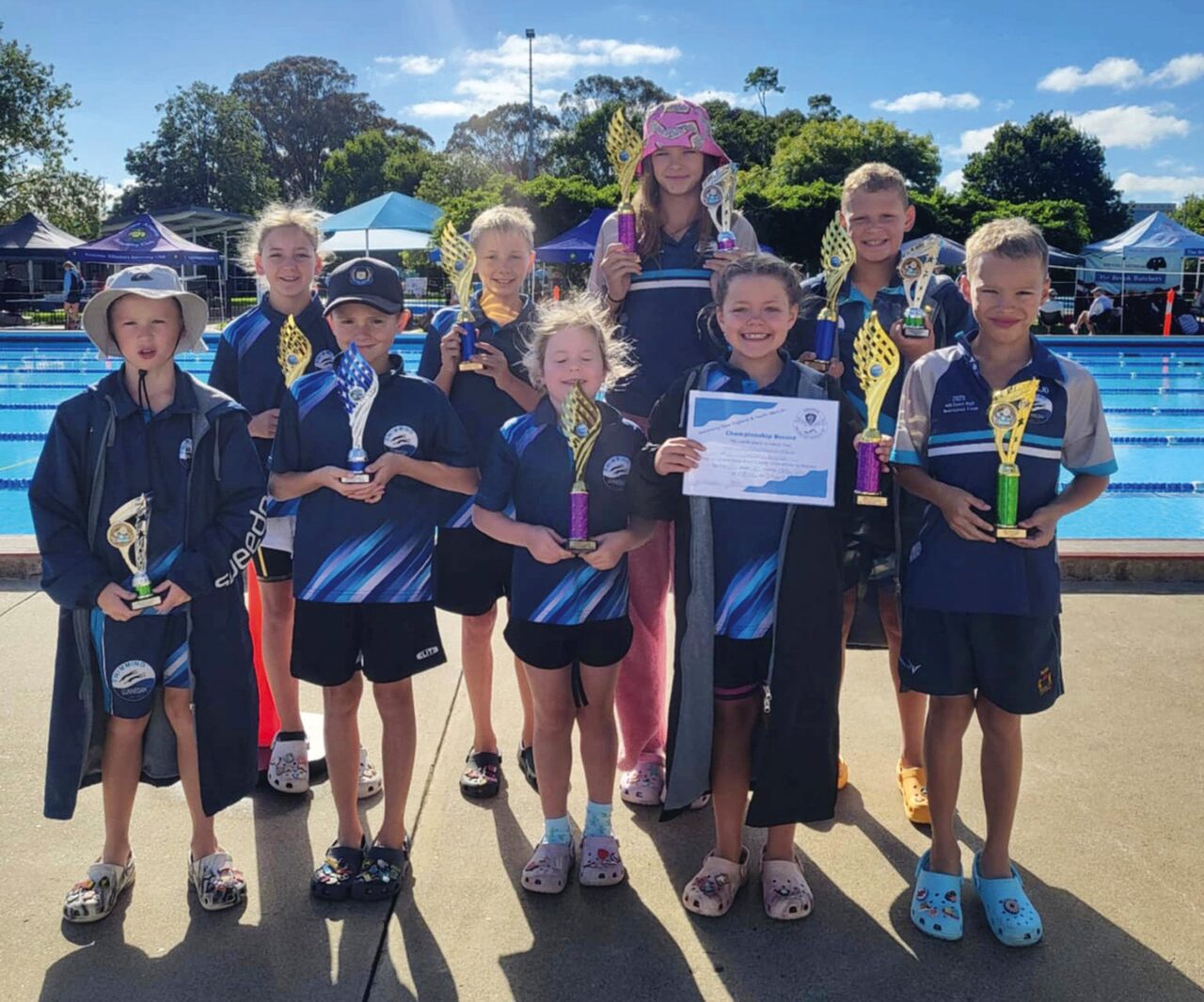 Champion Gunnedah swimmers presented awards