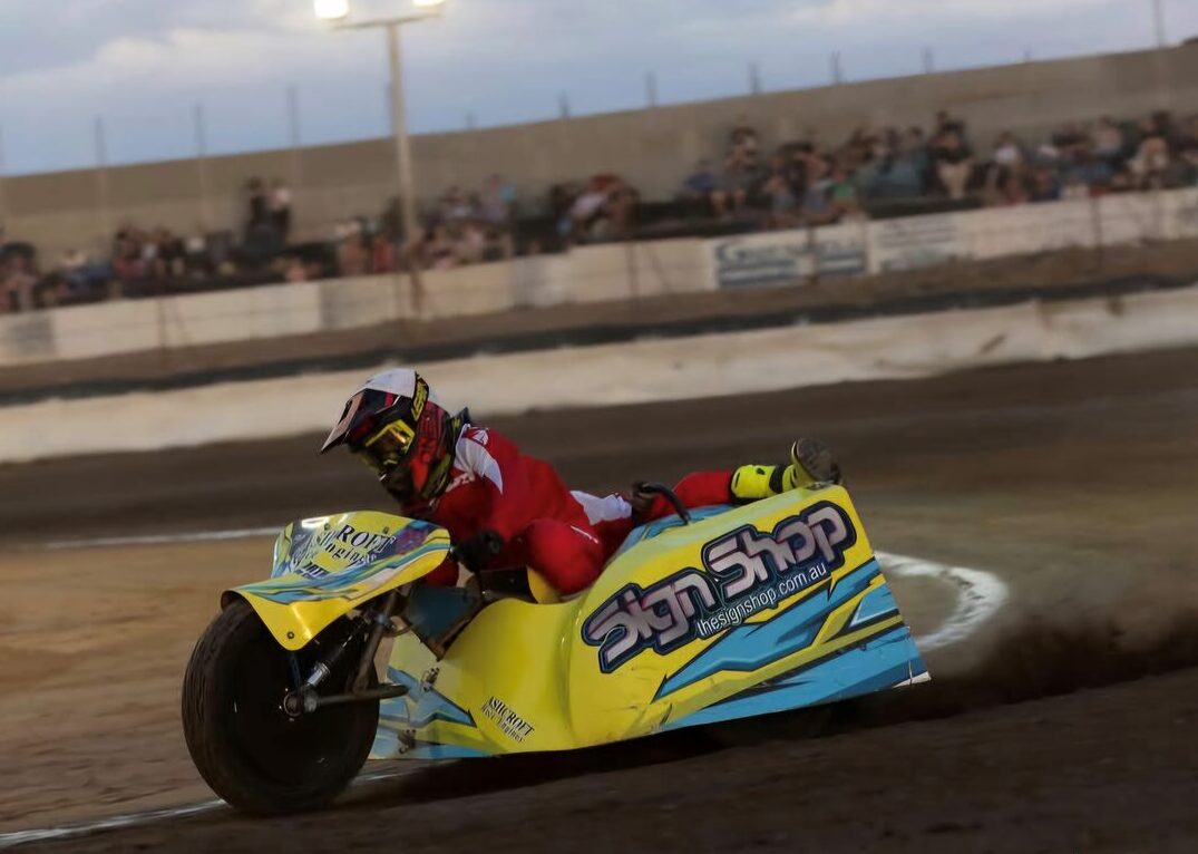 Gunnedah’s Jessie Johnstone third at NSW Speedway Sidecar Championship
