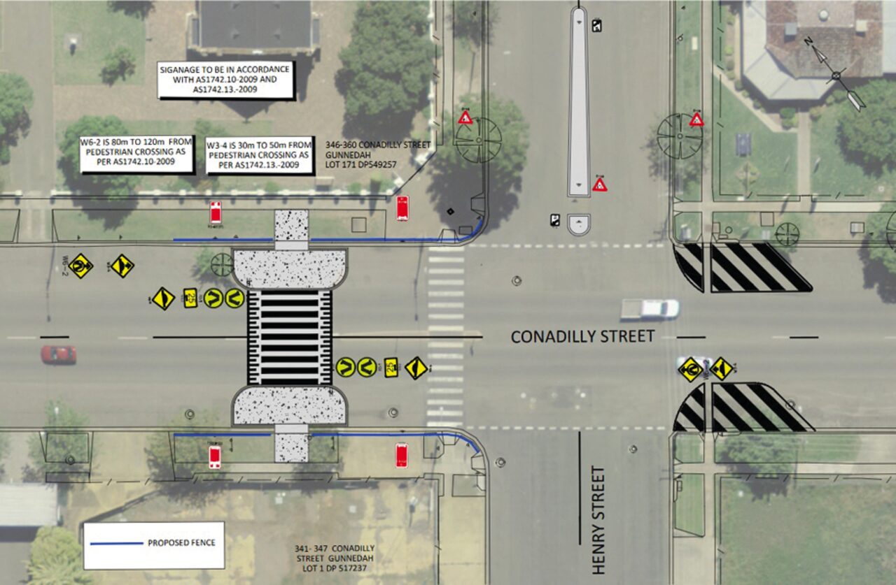 New ‘wombat crossing’ for Gunnedah intersection