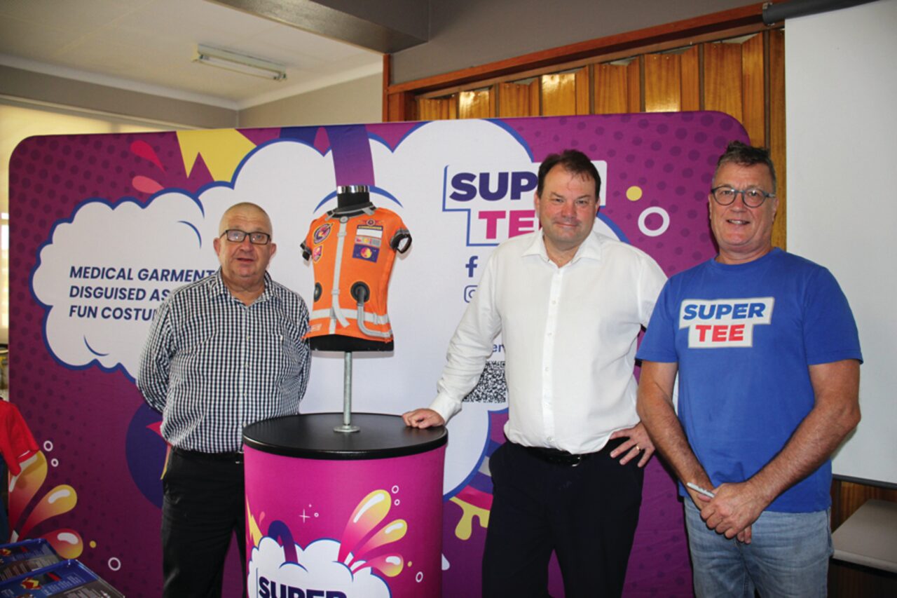 SuperTee in Gunnedah helping little heroes fight the big battles