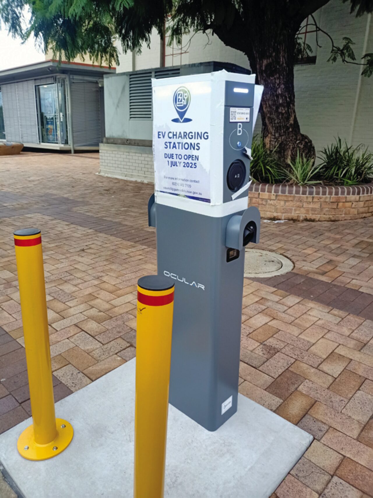 New electric vehicle charging additions on Chandos St