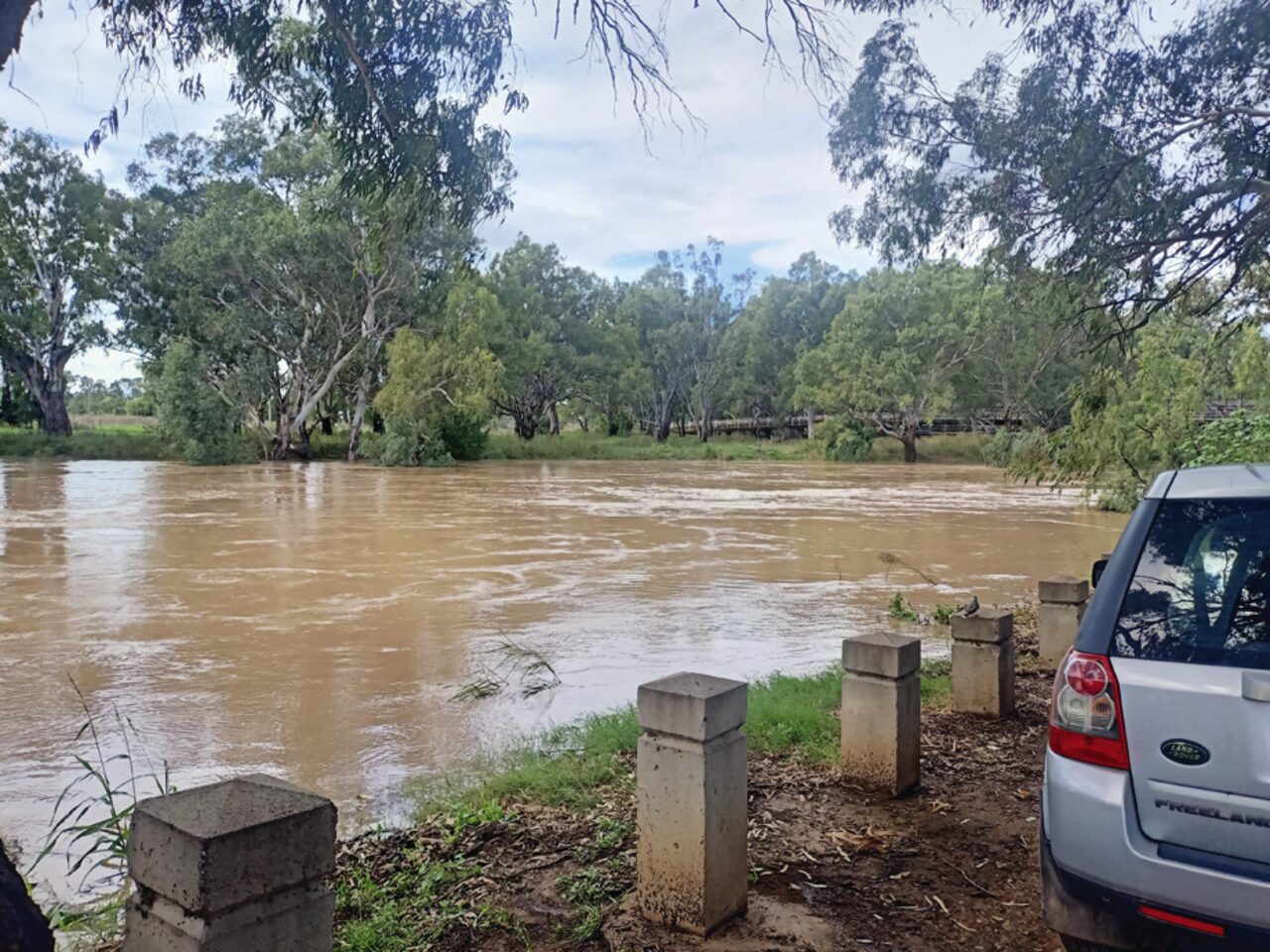 ‘Sea of water’ near Gunnedah from rain event