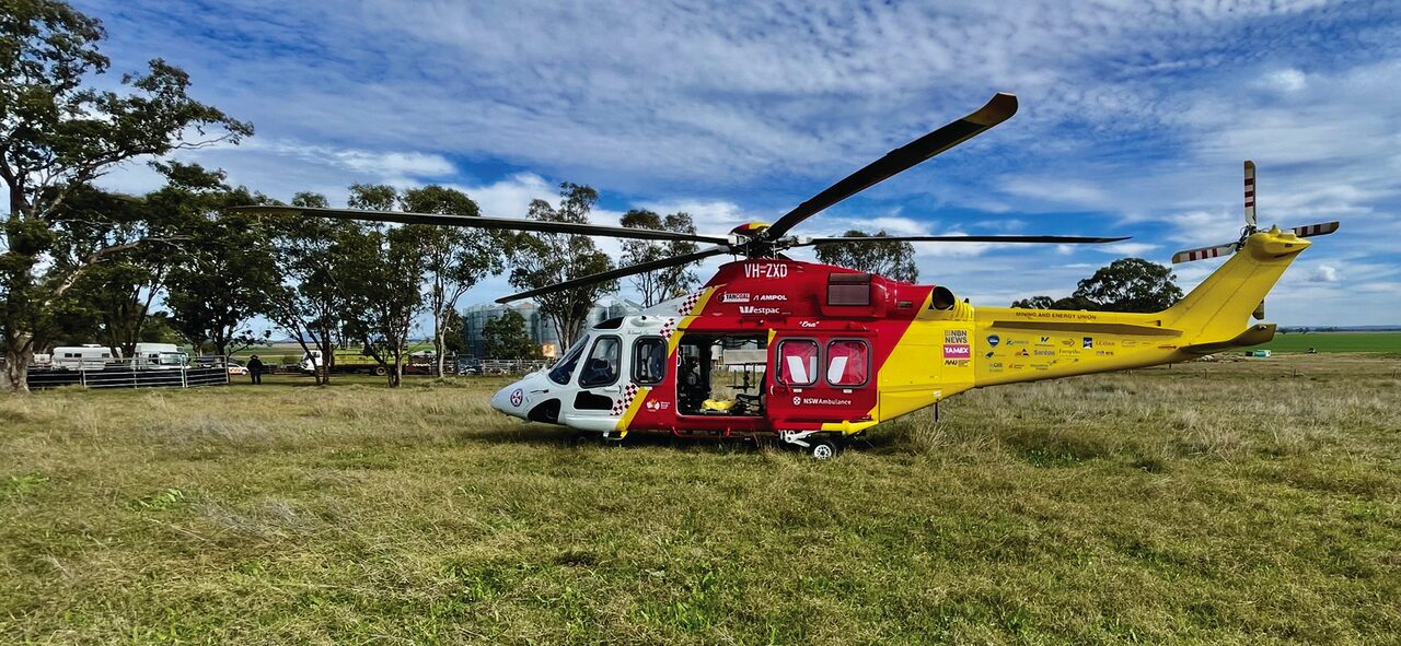 Man injured in horse fall near Gunnedah