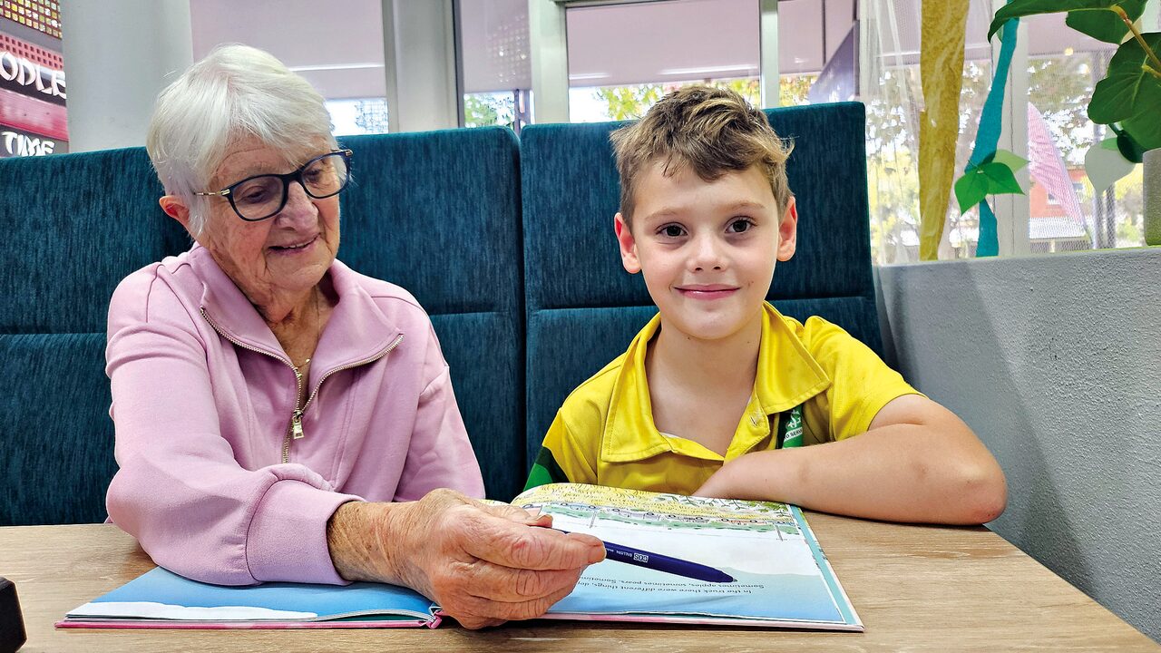 Library program with more than reading