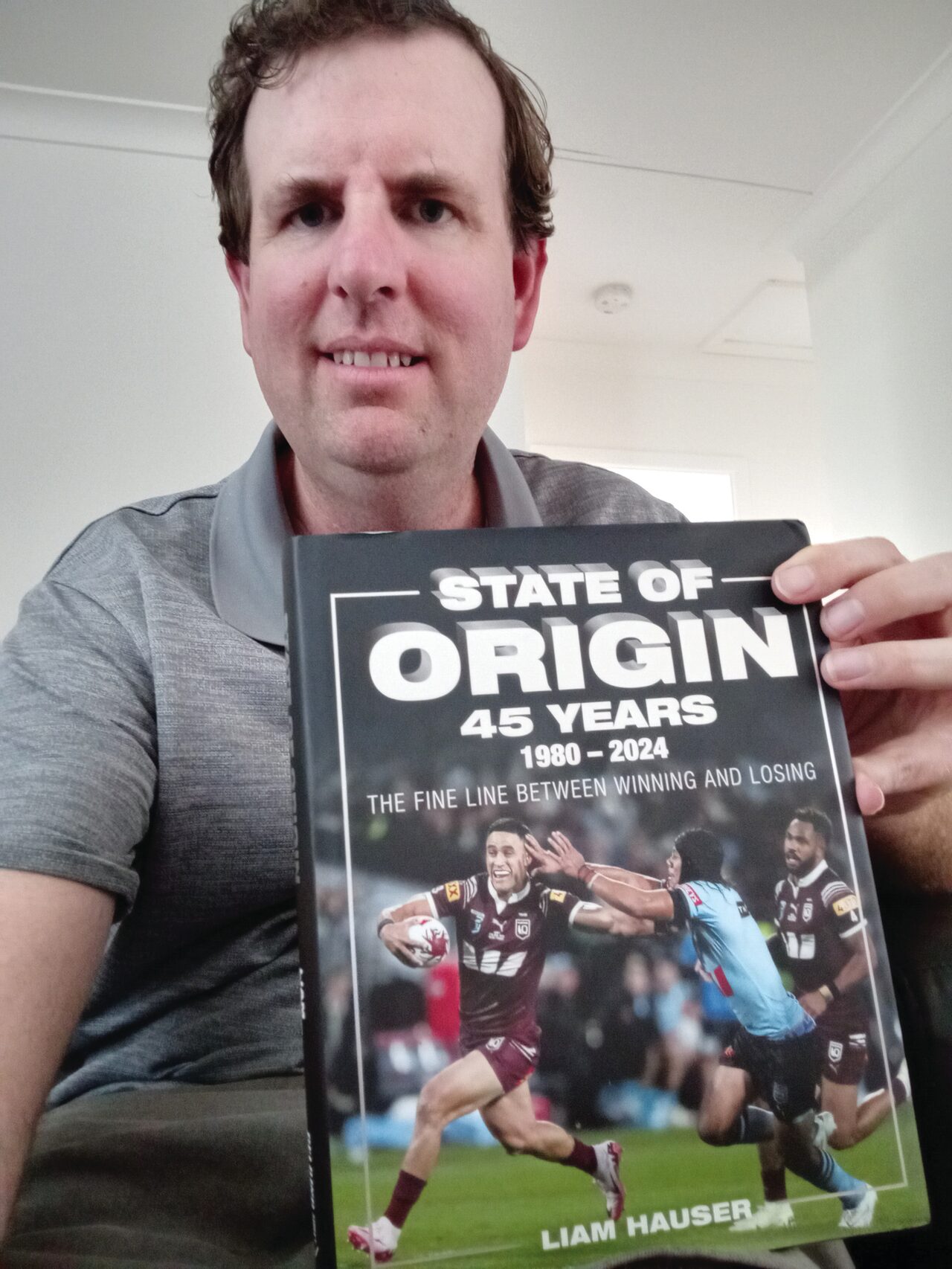 Local author releases State of Origin book, fourth volume