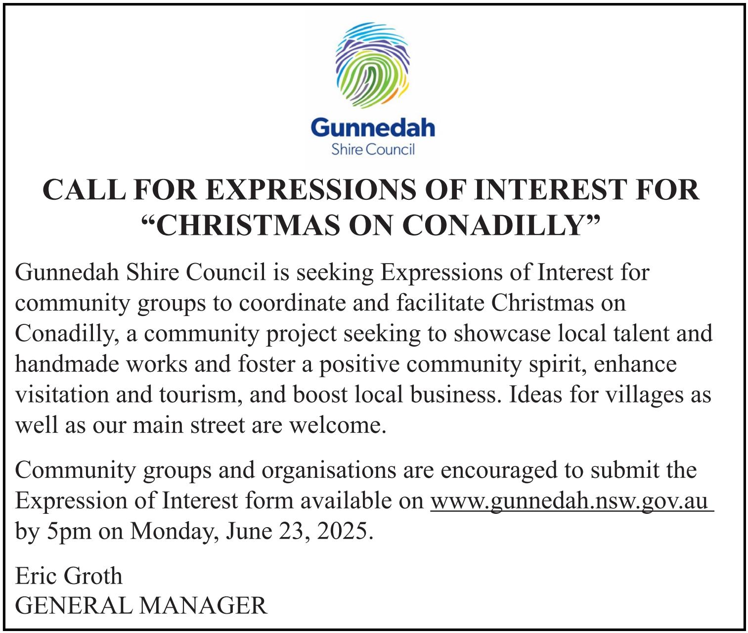 EXPRESSION OF INTEREST