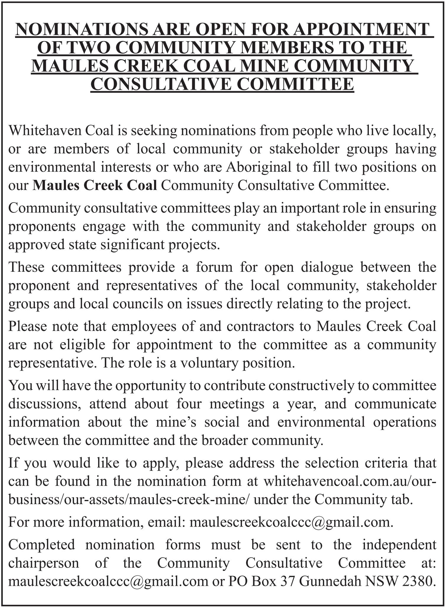 EXPRESSION OF INTEREST