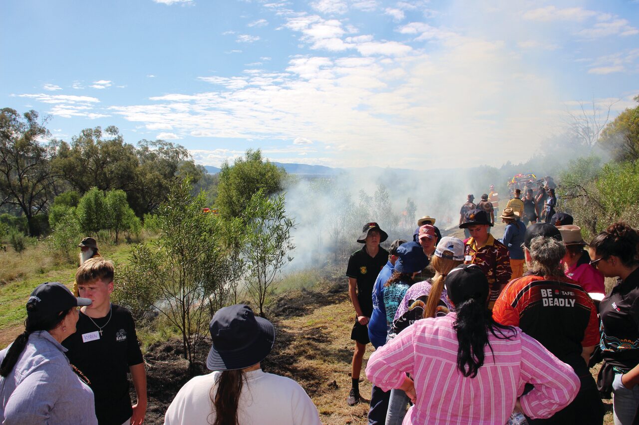 Cultural burning helping protect critically-endangered Gunnedah landscape