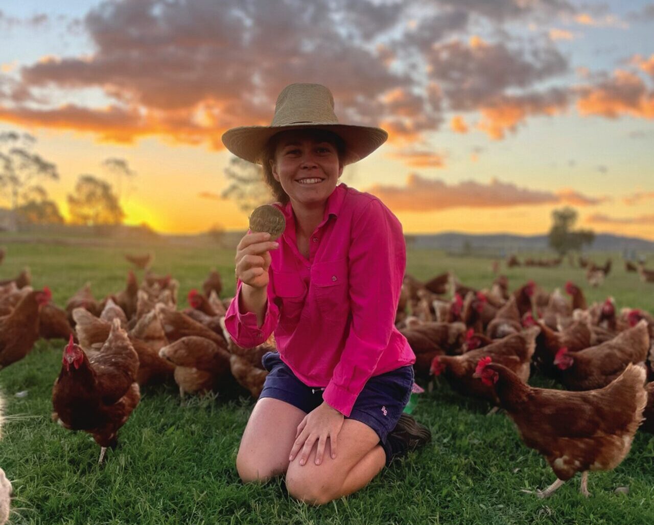 Gunnedah gal egg-static at Sydney Royal win