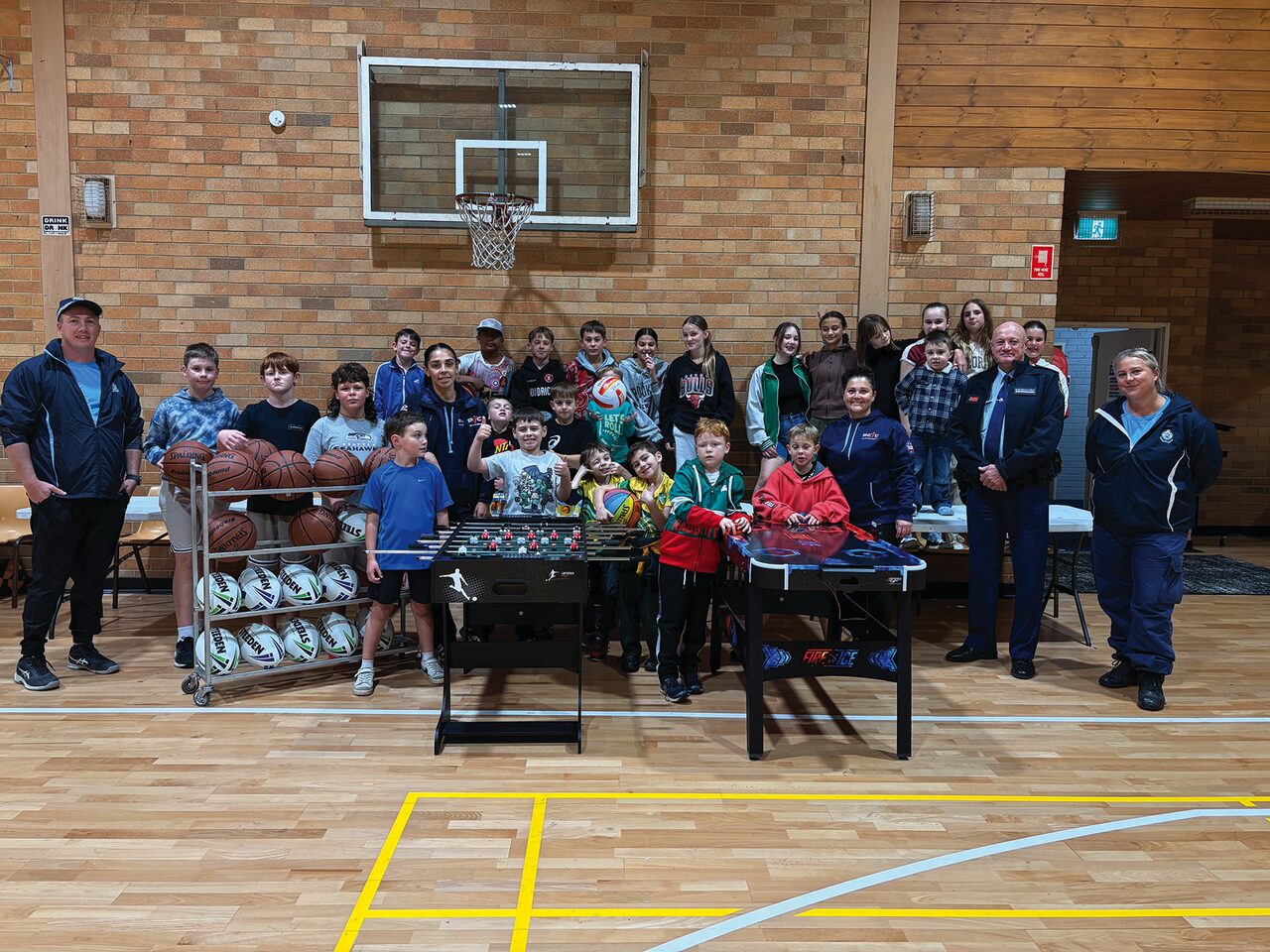 Grant gifts new games for PCYC Gunnedah