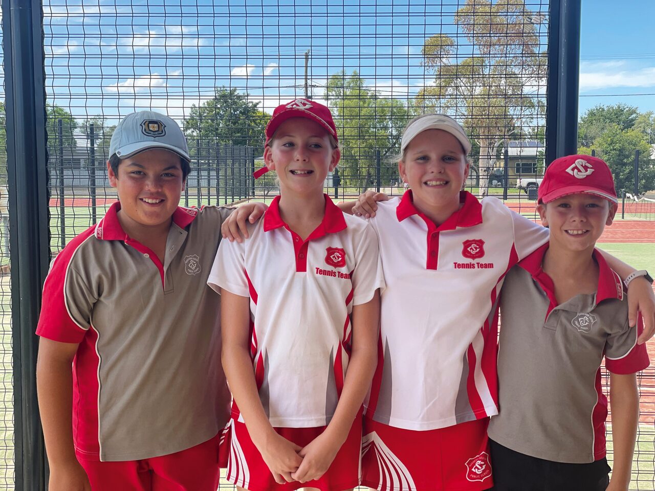Primary school tennis team reaches state quarter-finals