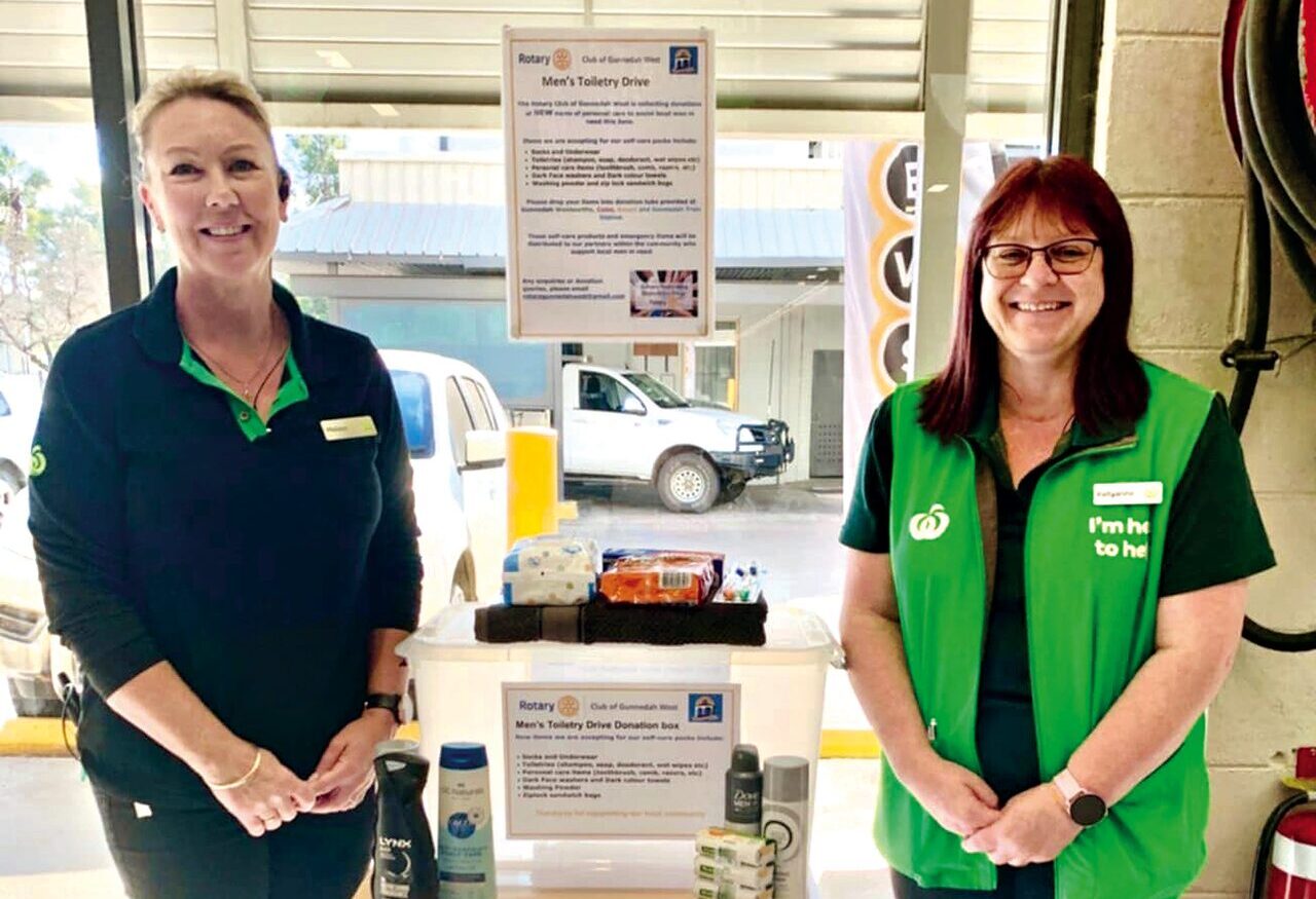 Gunnedah West Rotary Club’s toiletry drive to help men is back