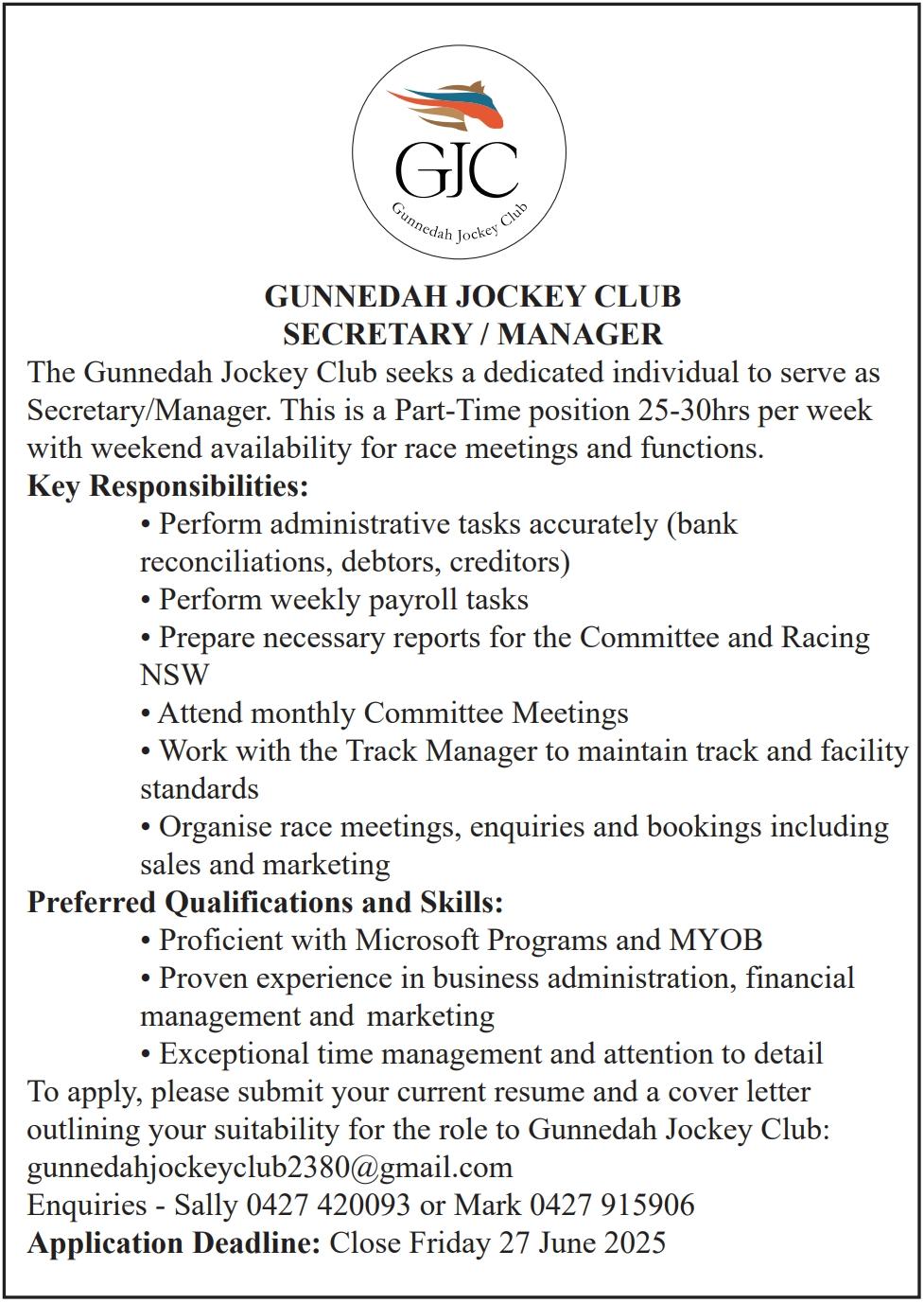 POSITION VACANT