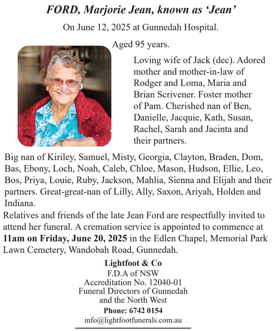 DEATH FUNERAL NOTICE