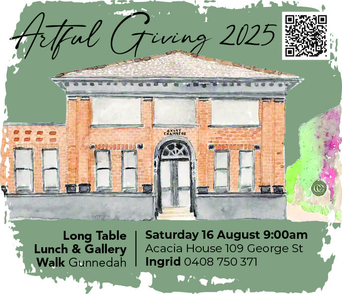 Artful Giving aiming to raise $10k for Gunnedah Family Support