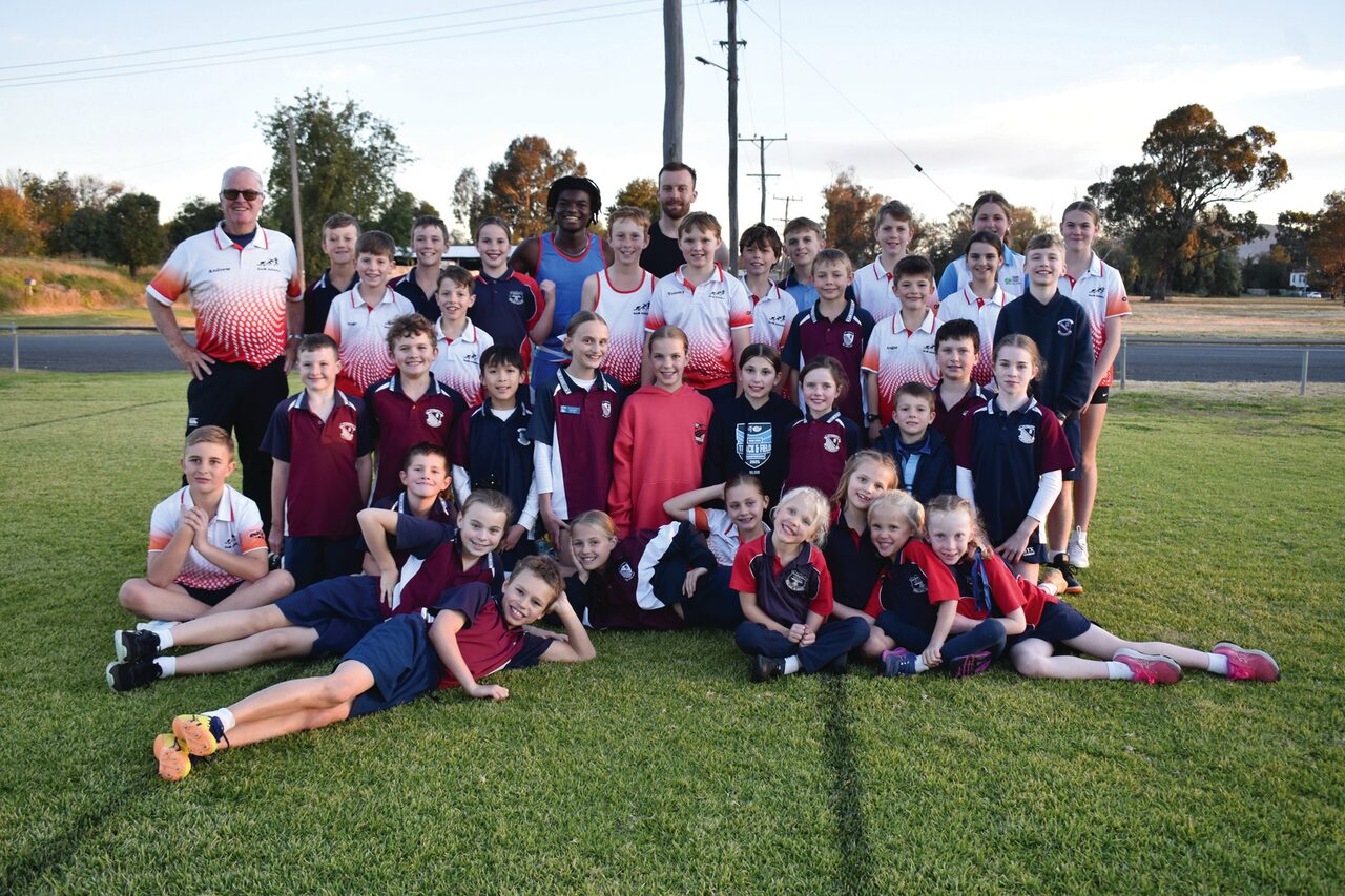 Local athlete welcomed back for sprint race