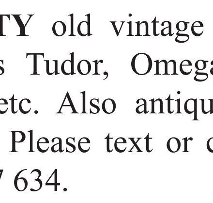 WANTED TO BUY