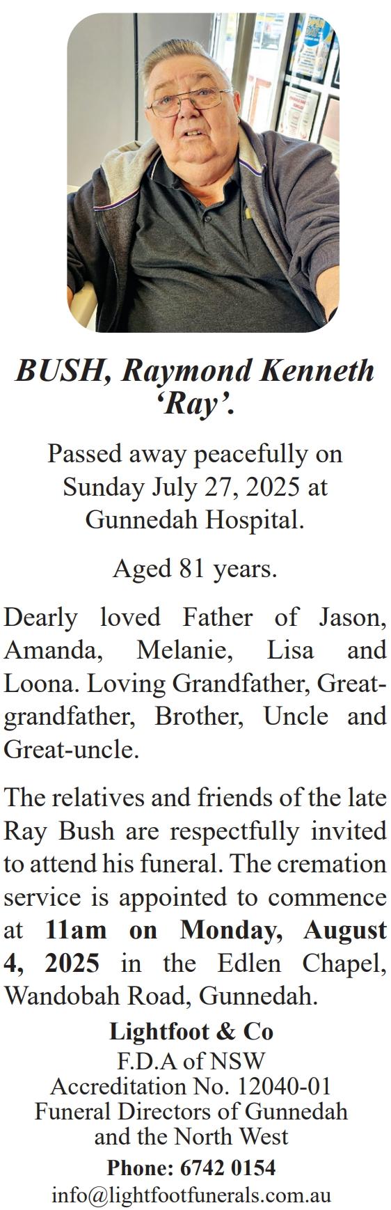 DEATH FUNERAL NOTICE