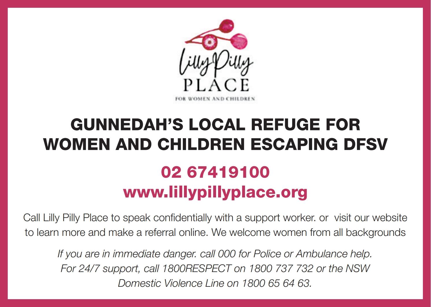 Lilly Pilly Place: A refuge for women, children