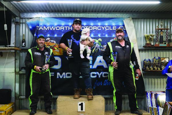 Fender Benders 2nd Joel Kiem (NEW), 1st Jeremy Keynes (GUN) and 3rd Simon Sepos (NEW).