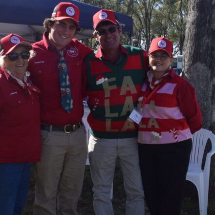 Cracking Christmas in July theme at Wean Picnic Races