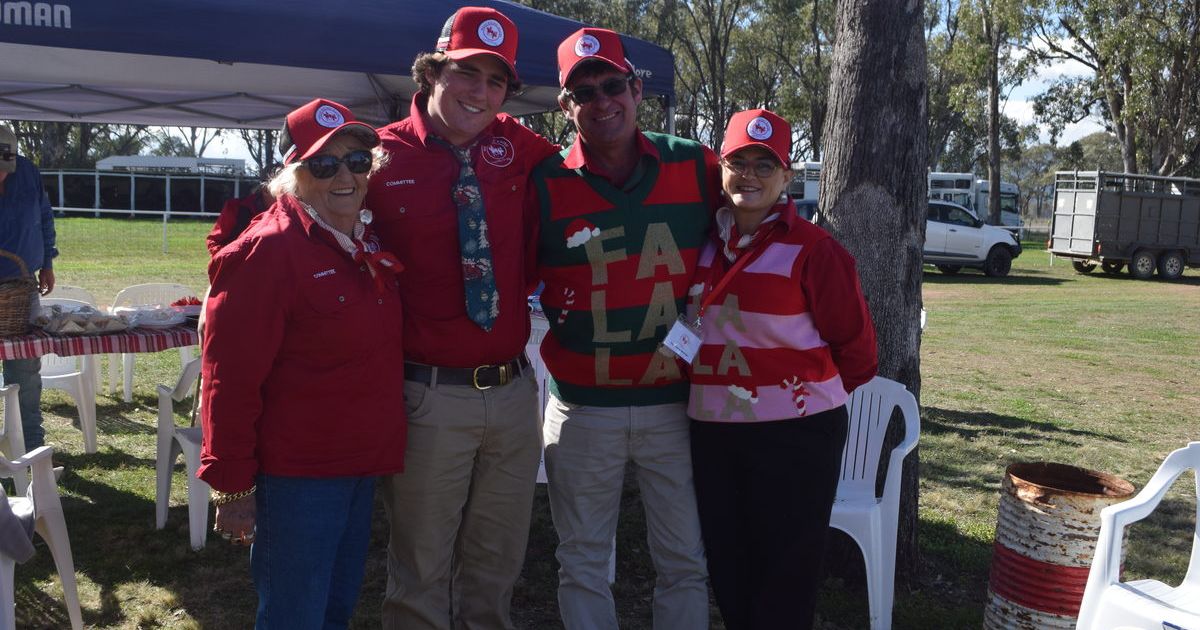 Cracking Christmas in July theme at Wean Picnic Races