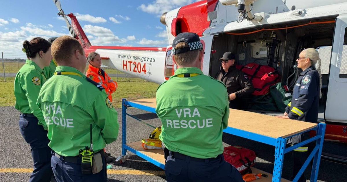 Aerial rescue trial to strengthen emergency response in western NSW