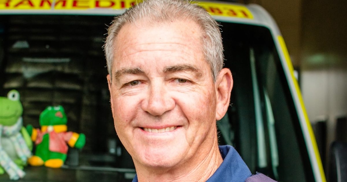 Paramedic Peter Patterson retires after 38 years