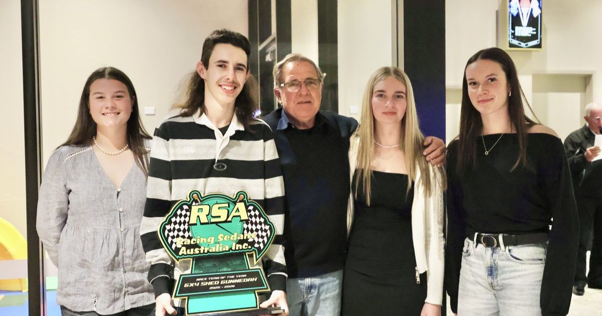Award spotlight shines on Gunnedah speedway drivers and support crews