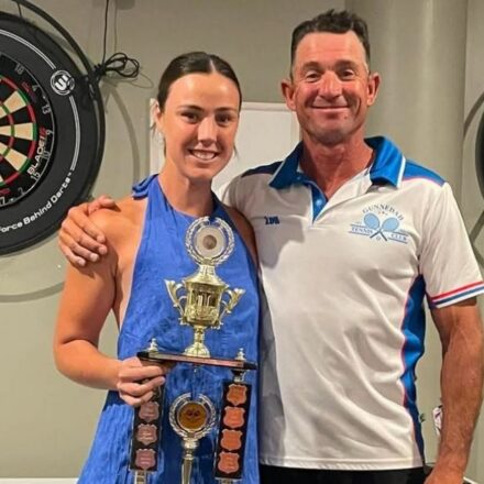 Trophies awarded at Gunnedah Tennis Club championships