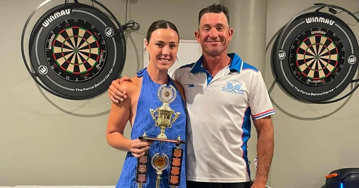Trophies awarded at Gunnedah Tennis Club championships