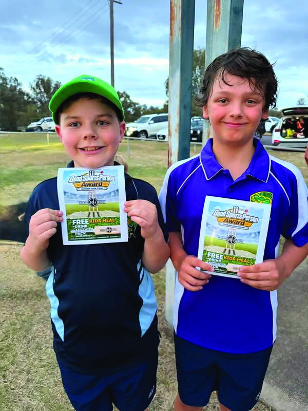 Players of the Match awarded as junior cricket season kicks off