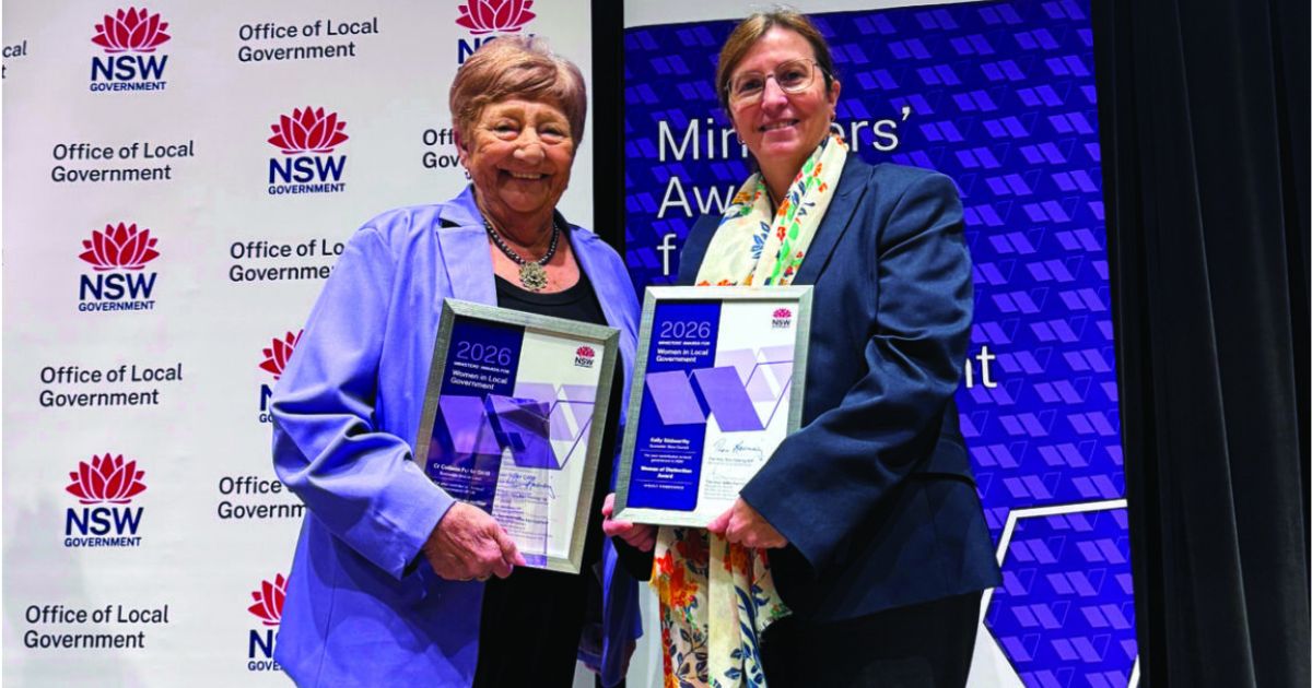 Mayor, council director recognised at Ministers’ Awards for Women in Local Government